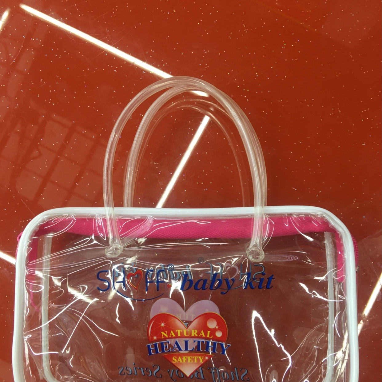 Transparent large-capacity storage bag, cosmetic bag, handbag -0