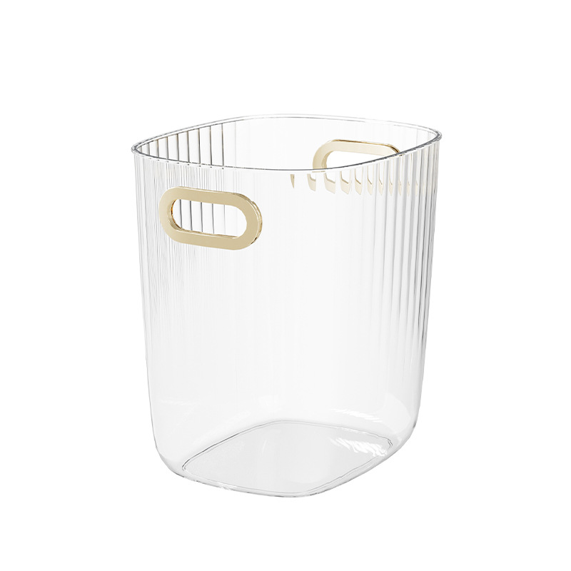 Z35-672 Home living room, light luxury transparent bathroom, toilet, kitchen, large-capacity office, bedroom storage basket