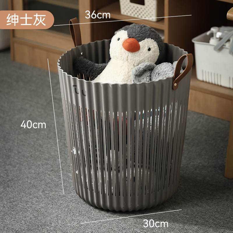 S41-9185 plastic woven basket, picnic small hand-held vegetable frame, fruit storage basket, new retro desktop storage basket detail image 7