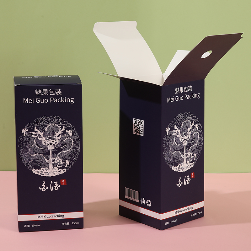 包装盒/白卡纸盒/蛋糕盒/撕拉白盒子/黄芯白卡纸产品图