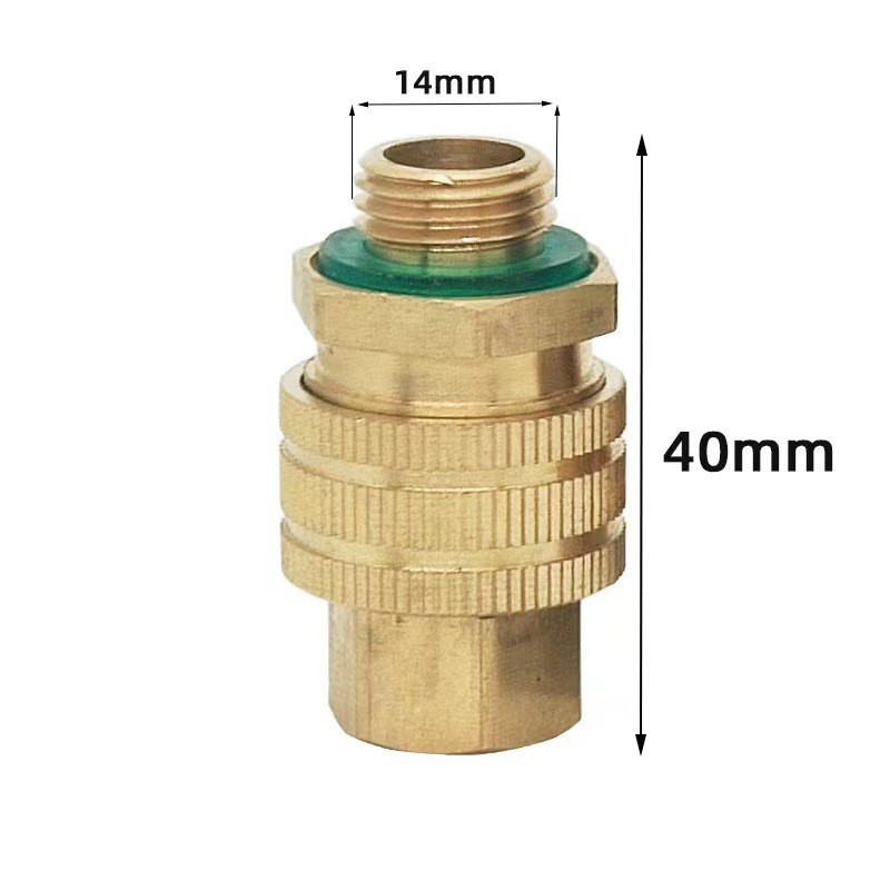 Conector de la bomba de dosificación 2 en 1 tubo de dosificación tubo de refuerzo bomba de émbolo triplex pulverizador agrícola máquina de dosificación conector de cobre 15126HONGDA hongda garden Application Scenario