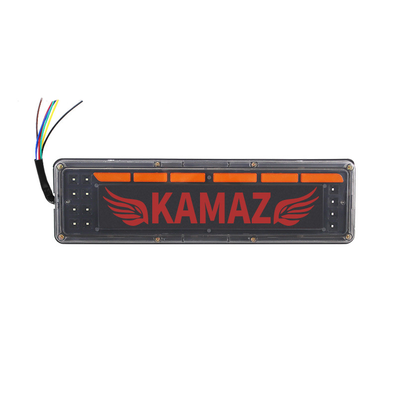 General LED car and truck taillights, truck and container truck rear lights, brake lights, turn signals, safety signal lights can be customized with text and patterns Item Picture