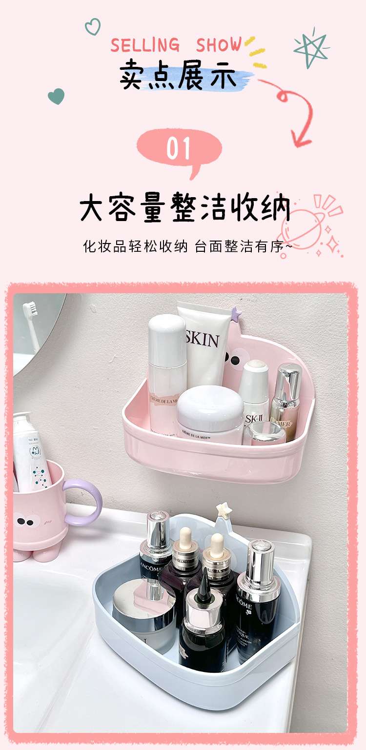 S137-1039 Big Big Three بدون ثقوب، علبة مناديل ورقية، علبة ورق حمام detail image 6