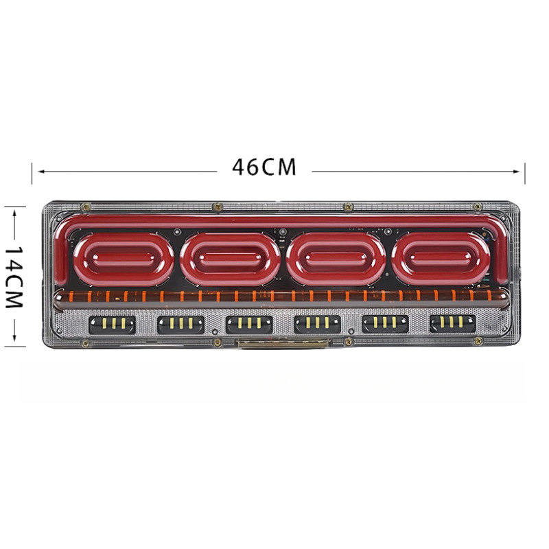 led car lights, large trucks, trailers, taillights, signal lights, RV lights, universal lights, work lights, chassis lights details Picture