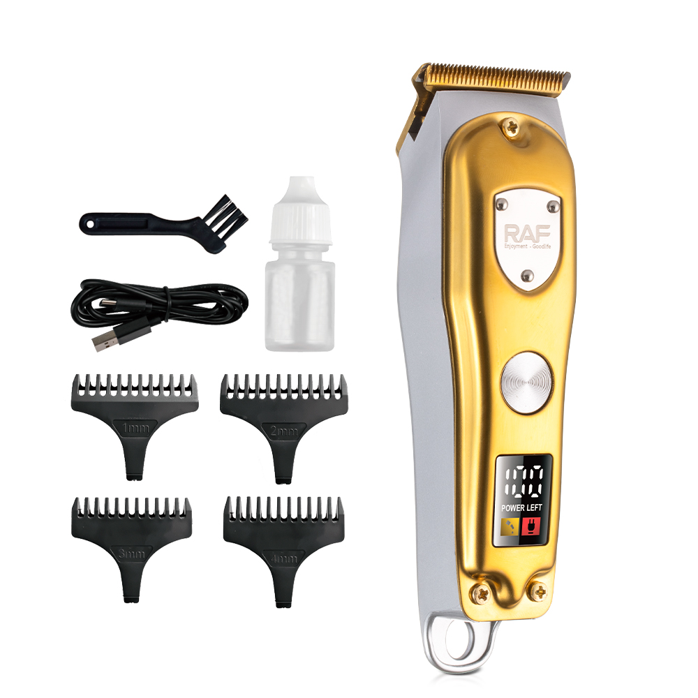 RAF Cross-border bright color electric Hair Clipper, multi-functional electric clipper for hair cutting, electric clipper, USB interface Item Picture
