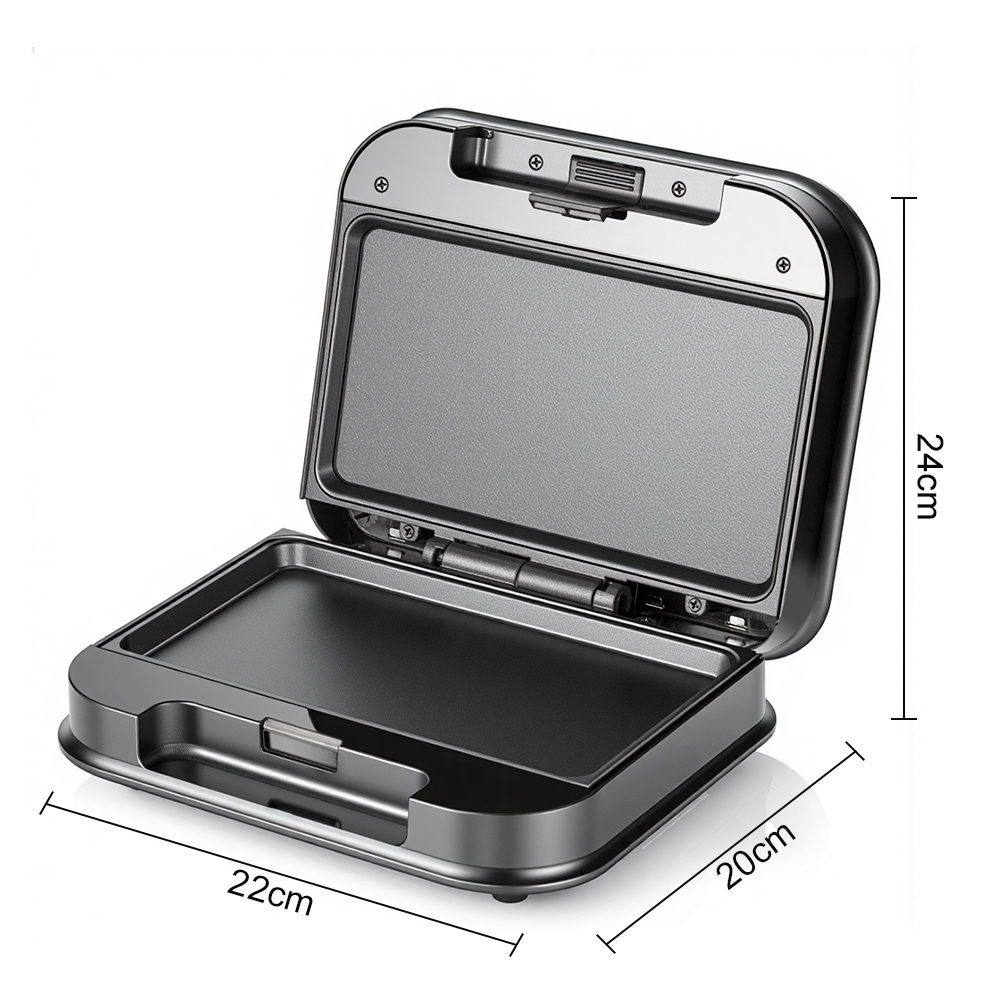 RAF European standard cross-border household flat, easy-to-clean, double-sided multi-functional deepening breakfast machine, steak machine, sandwich machine Specification image
