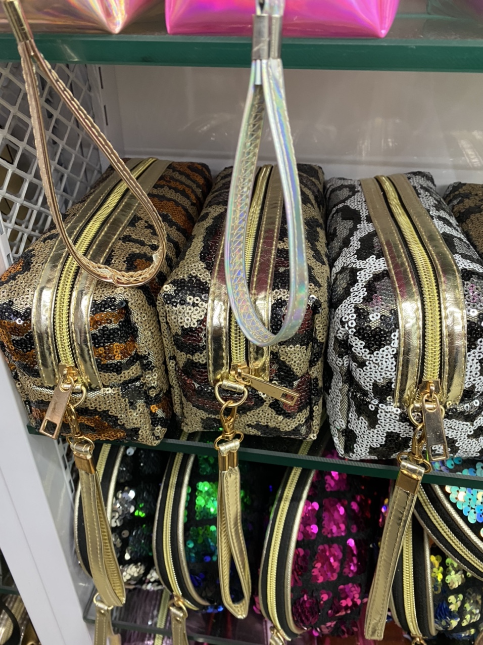 豹纹闪片化妆包02