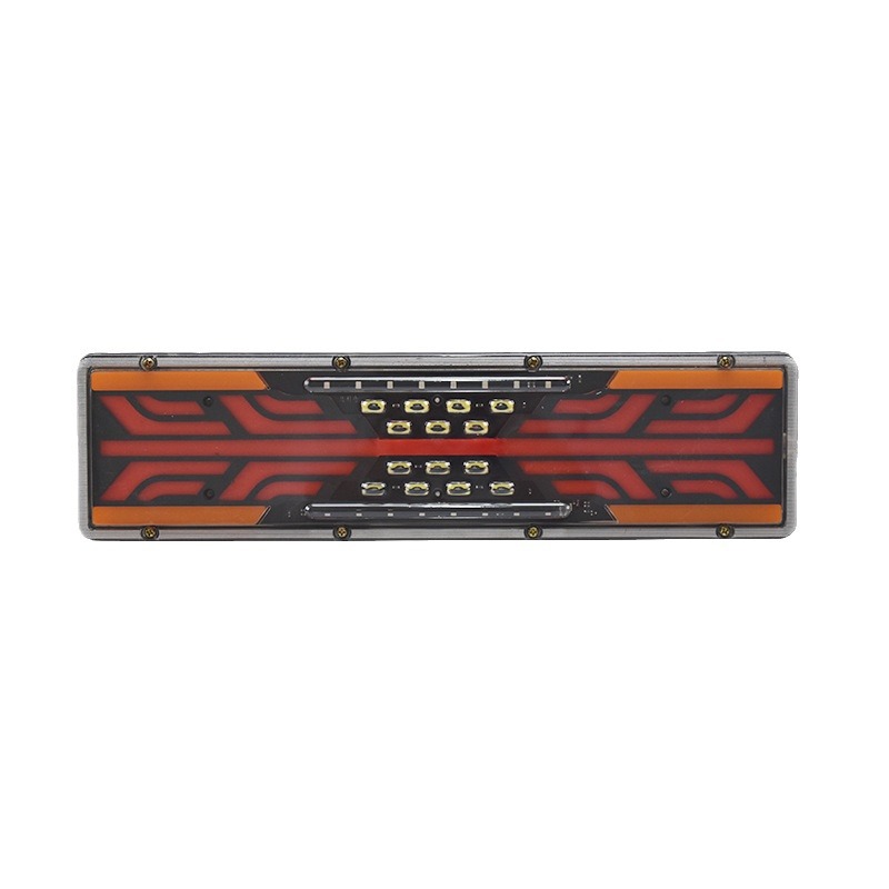 General-purpose truck taillight light guide flow Steyr King 24V general-purpose LED waterproof turn signal light brake light trailer taillight Item Picture