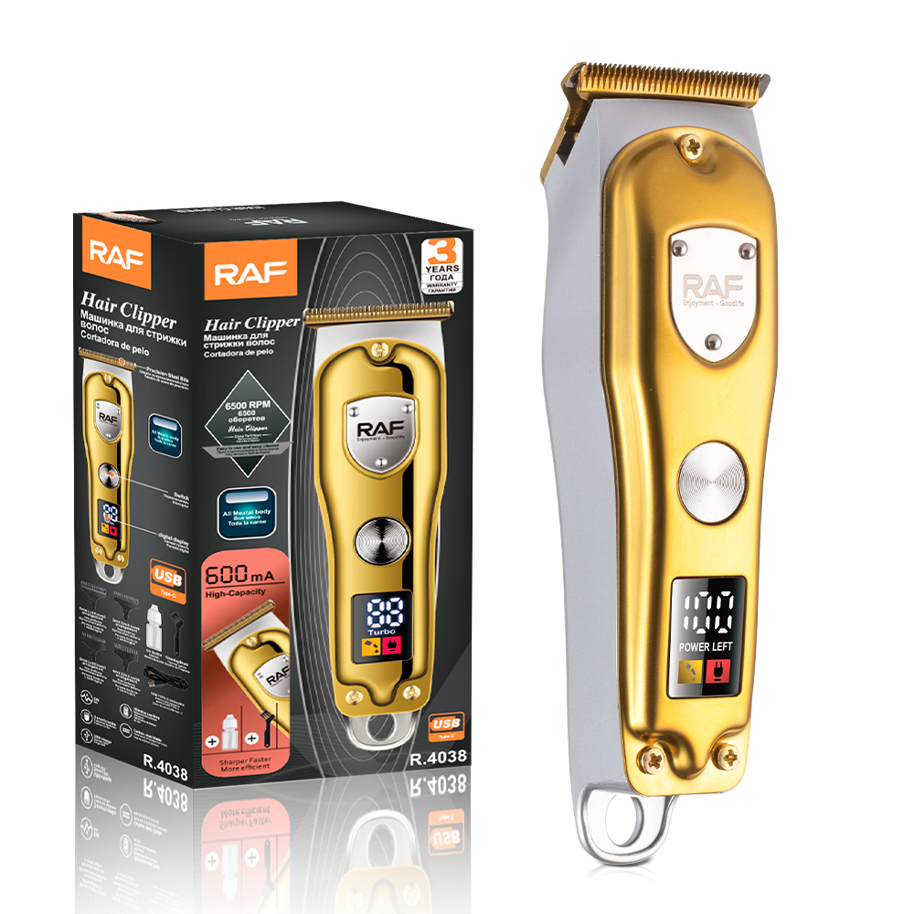 RAF Cross-border bright color electric Hair Clipper, multi-functional electric clipper for hair cutting, electric clipper, USB interface details Picture