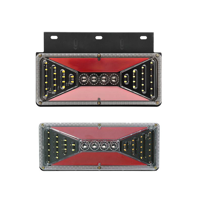 The manufacturer produces 24v general rear taillights for trucks, custom-made brake lights for trucks, and three-color led taillights for automobiles full figure