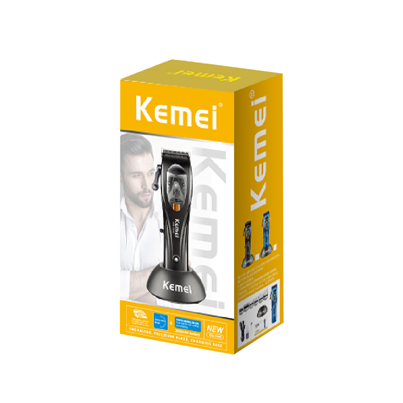 Kemi Km-1540 Usb Charging Digital Display With Base, Adjustable Knife Head, Magnetic Levitation Motor, Complete Accessories, Electric Clipper, Hair Clipper, Electric Shaver, Electric Clipper, Engraved Clipper, Men Item Picture