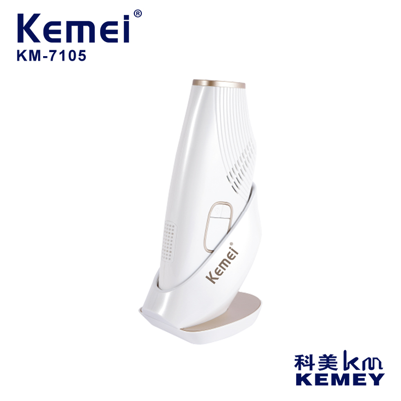 Kemei Km-7105 Disinfection Base Safety Accessory Sapphire Ice Point Hair Suppression 10W Multiple Adjustable Levels