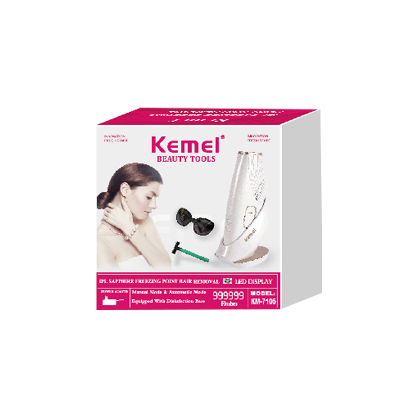 Kemei Km-7105 Disinfection Base Safety Accessory Sapphire Ice Point Hair Suppression 10W Multiple Adjustable Levels Item Picture
