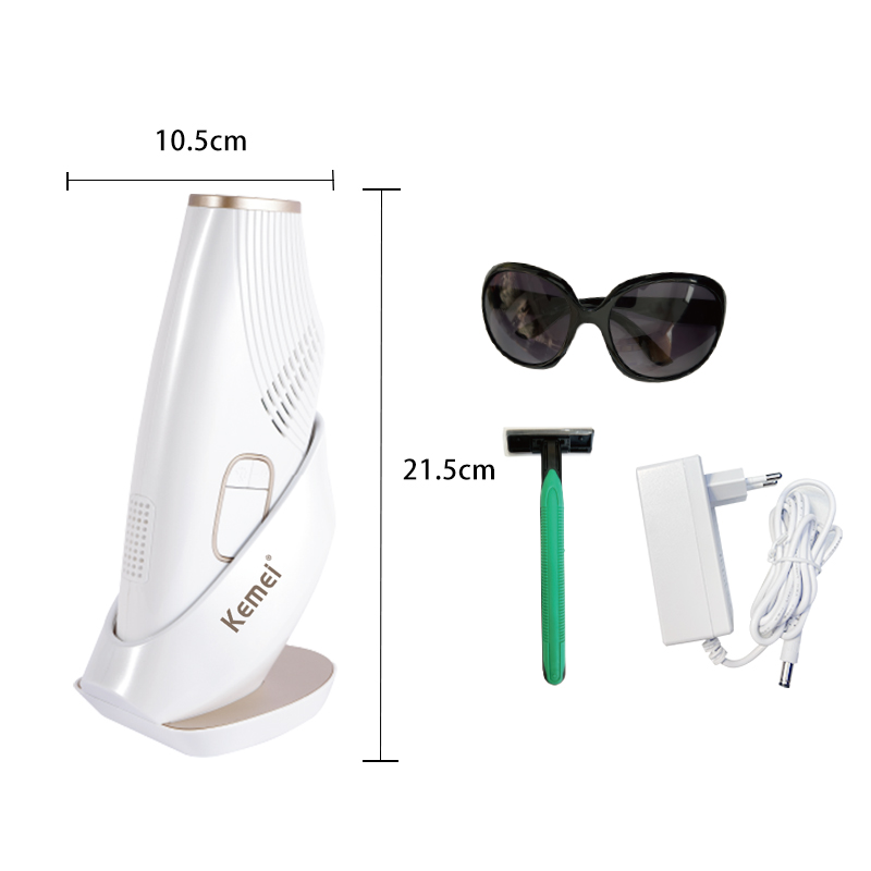 Kemei Km-7105 Disinfection Base Safety Accessory Sapphire Ice Point Hair Suppression 10W Multiple Adjustable Levels Application Scenario