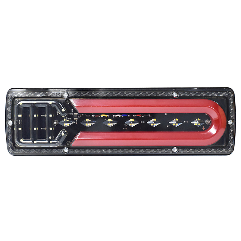 24VLED lights, universal truck rear taillights, multi-functional brake lights, fog lights and turn signals for cars and trucks Item Picture
