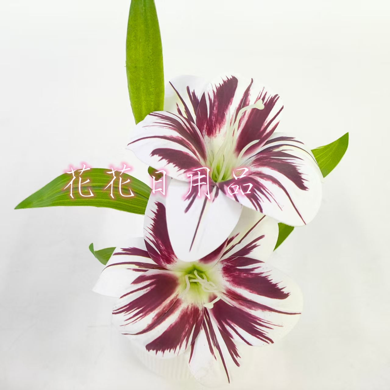 Artificial flowers, artificial flower bonsai, ceramic POTS, lily ornaments and decorations Item Picture