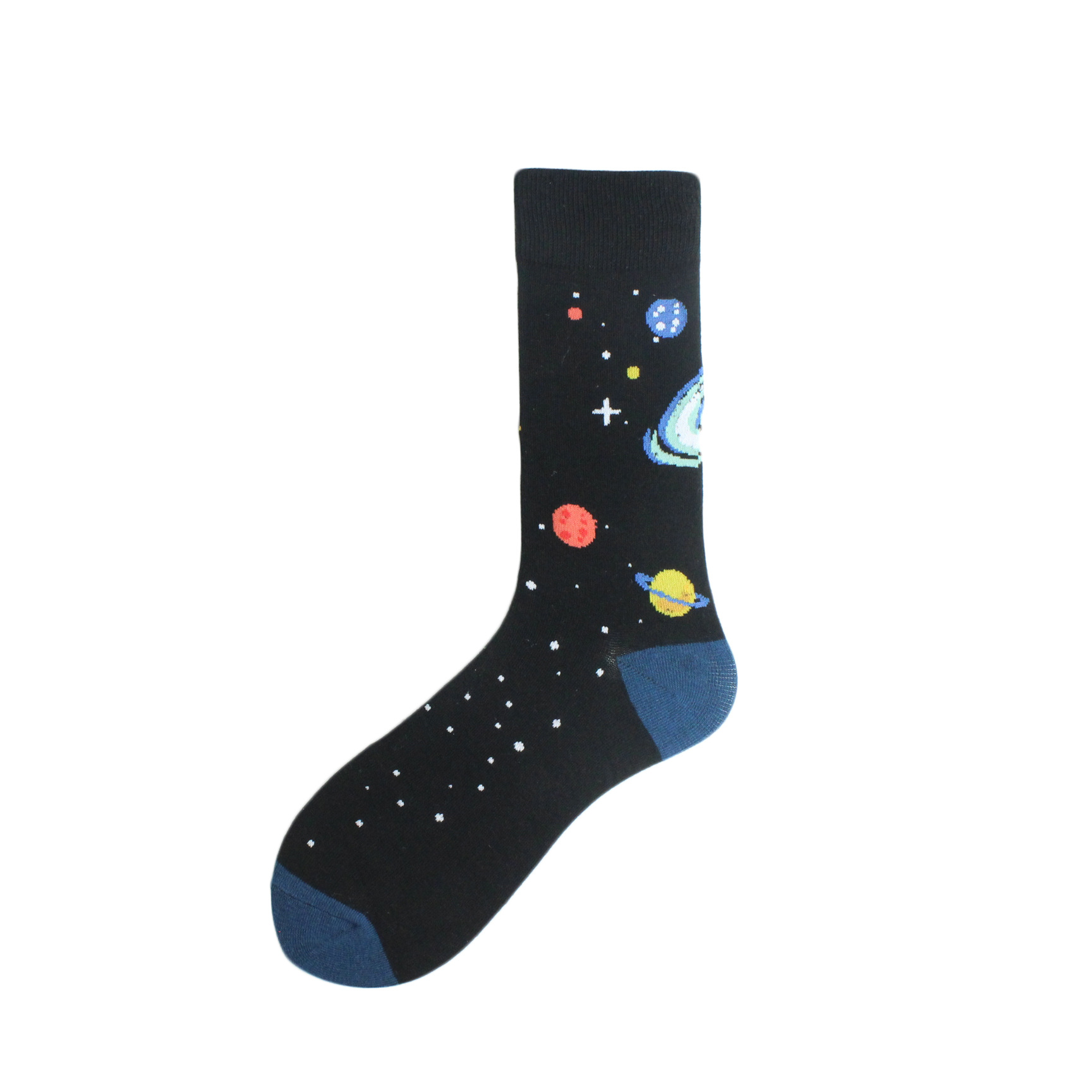 Fashionable And Trendy Animal Planet Flower Socks For Men's Fun Neutral Socks Specification drawing