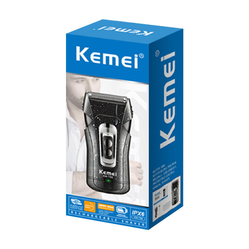The New Design Of The Kemei Km-T98 Men's Shaver Features Usb Charging, Powerful Power, Washable Shaver, Electric Shaver, Shaver, And Men's Shaver Item Picture