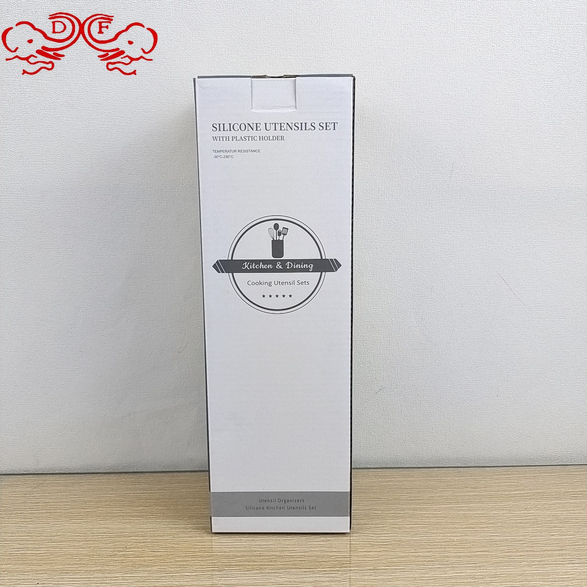 مجموعة أدوات مطبخ من طراز DF68788 من السيليكا (12 قطعة من مجرفة الطبخ ذات مقابض عالية مقاومة للحرارة من طراز DF Tradinghouse