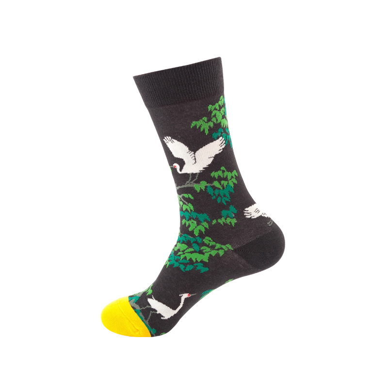 Trendy European And American Socks Application Scenario