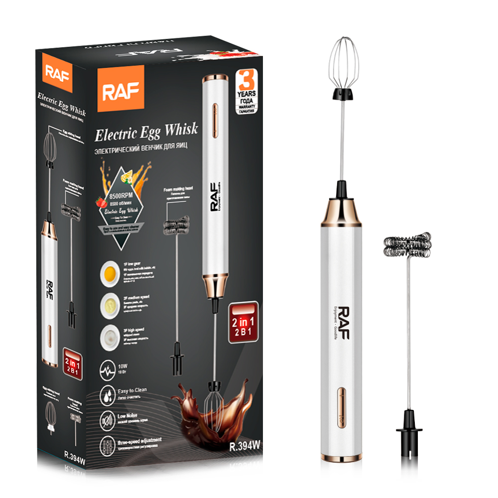 RAF European standard milk frother, coffee frother, home milk blender, handheld egg beater, milk bubbler pic 10