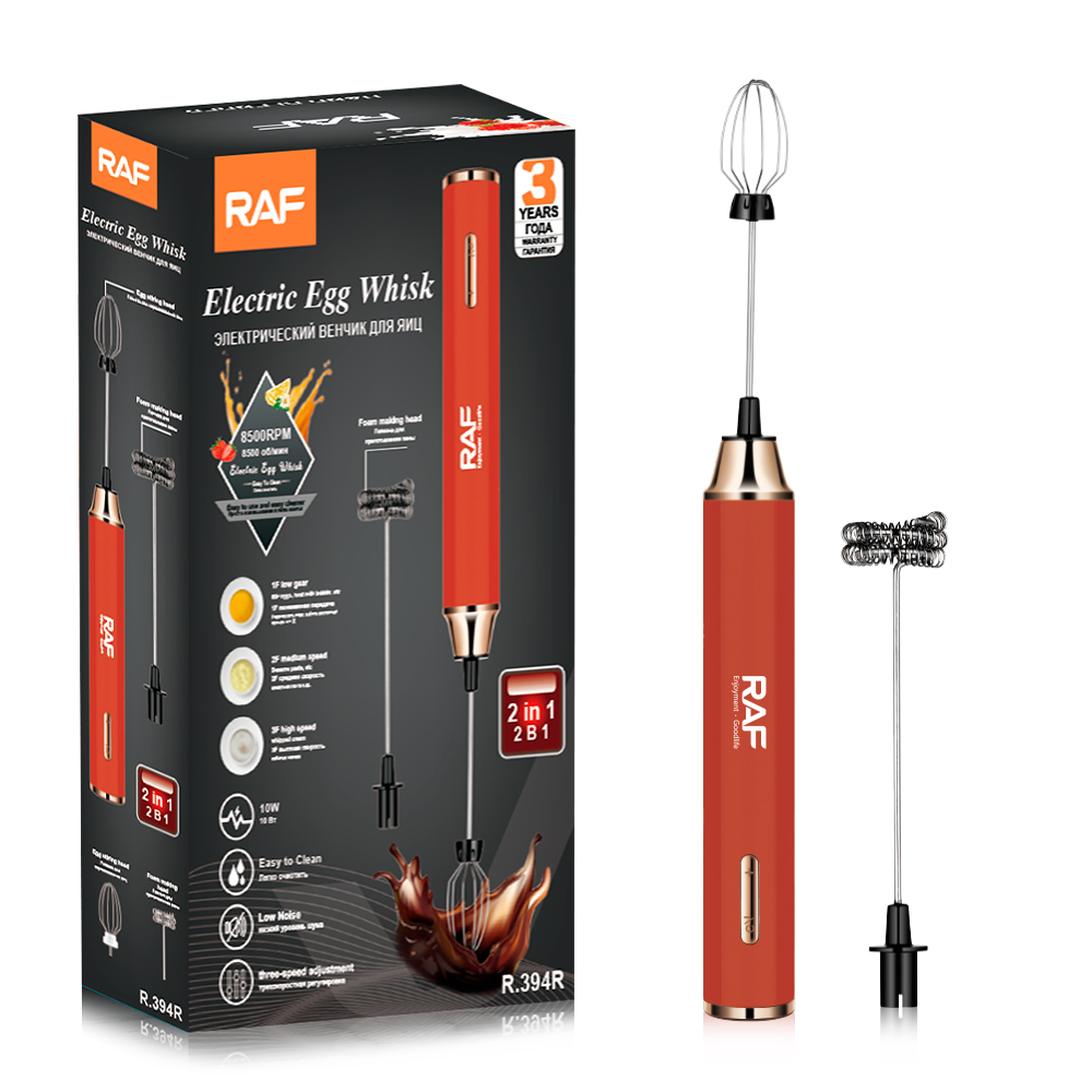 RAF European standard milk frother, coffee frother, home milk blender, handheld egg beater, milk bubbler pic 9