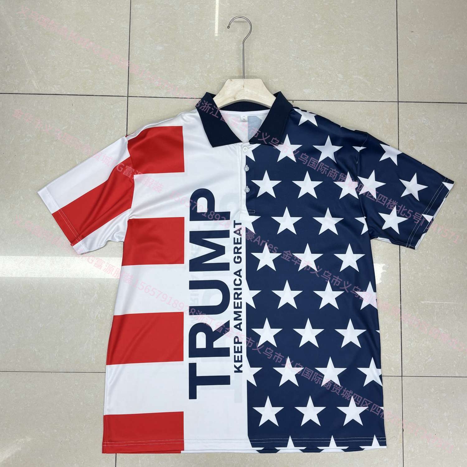 跨境FG总统竞选服定制供应商广告衫工作服定制Customize  presidential uniform 6