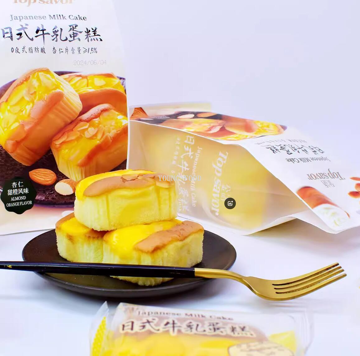 包邮！日式牛乳蛋糕杏仁甜橙风味168gDUCA DEGLI ABRUZZI休闲零食详情8