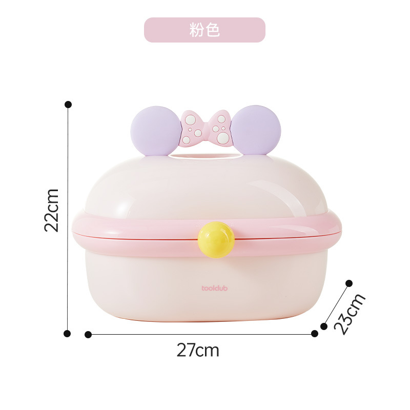 B78-SNH24121 Children's Jewelry Storage Box, Exquisite girls' organizing accessories Storage box, Hair accessory box Item Picture