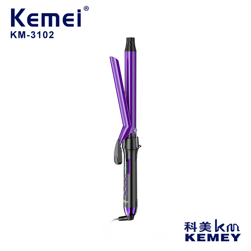 Kemei Km-3102 New Curling Iron, High-Power Hair Clipper, Five-Speed Temperature Adjustment, Quick Heating And Quick Setting, Small Household Appliance