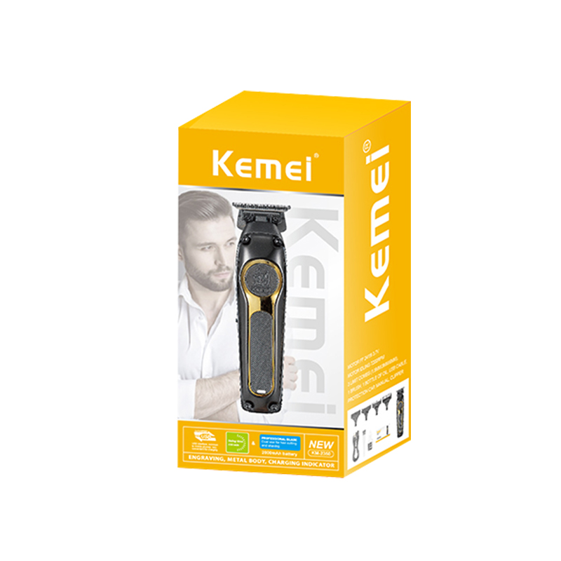 Kemi Km-2350 With Digital Display, Long Battery Life Trimmer, Engraved Design, Usb Fast Charging, Brushless Motor, High-Speed Electric Clipper, Hair Shaver, Men's Electric Shaver, Engraved Clipper, Men Item Picture