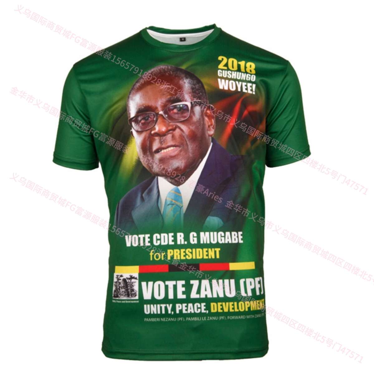 Cross-border FG presidential Campaign uniform customization supplier Advertising T-shirt Work Uniform Customization 10 details Picture