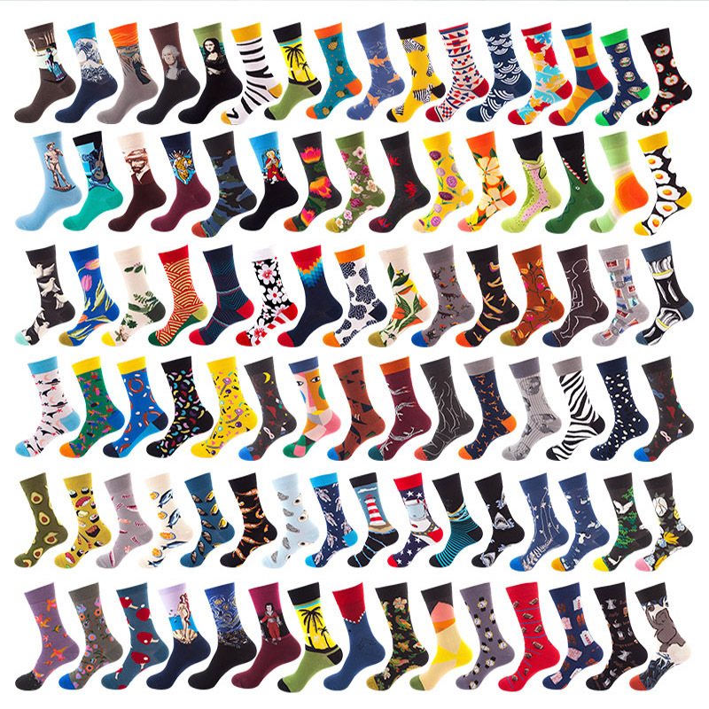 Trendy Socks For Men And Women, Personalized, Artistic And Retro Socks