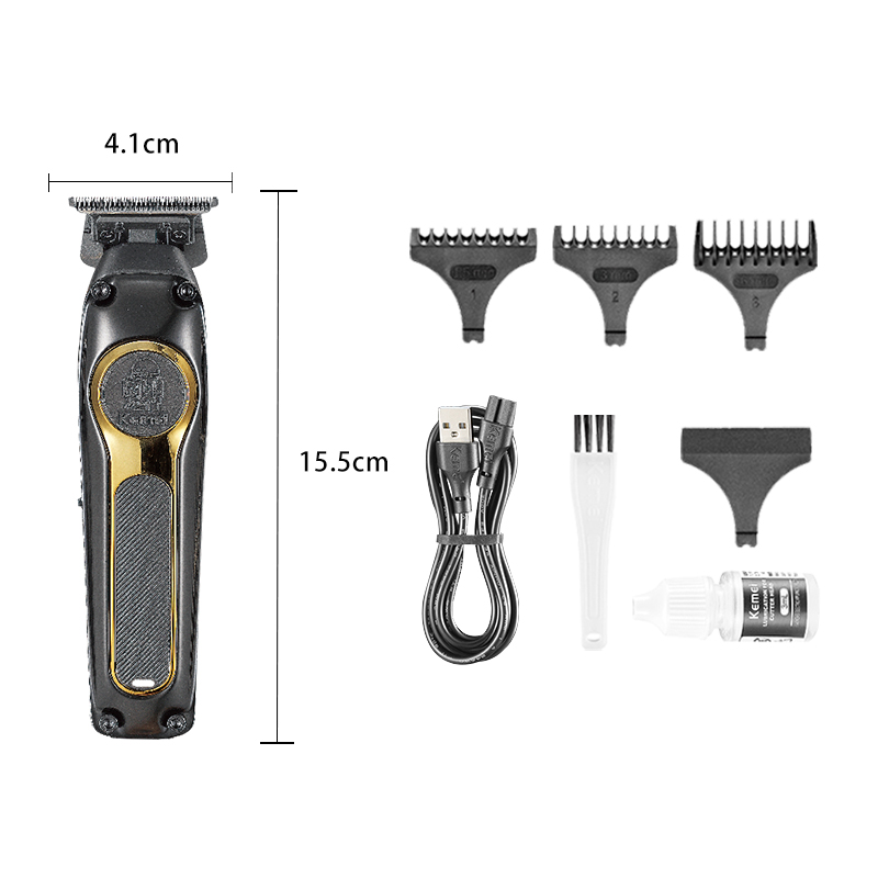 Kemi Km-2350 With Digital Display, Long Battery Life Trimmer, Engraved Design, Usb Fast Charging, Brushless Motor, High-Speed Electric Clipper, Hair Shaver, Men's Electric Shaver, Engraved Clipper, Men Application Scenario