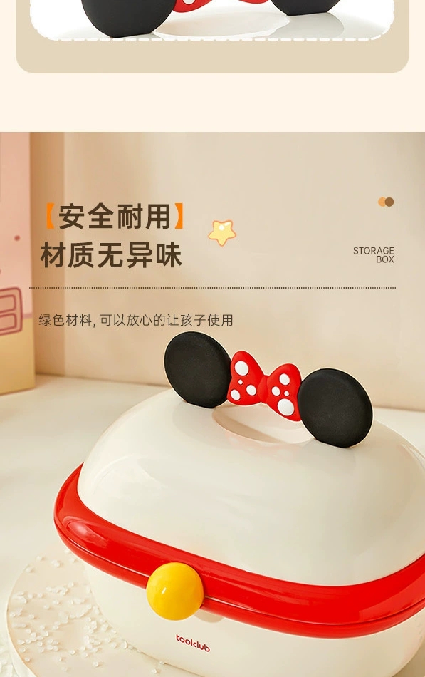 B78-SNH24121 Children's Jewelry Storage Box, Exquisite girls' organizing accessories Storage box, Hair accessory box detail image 6
