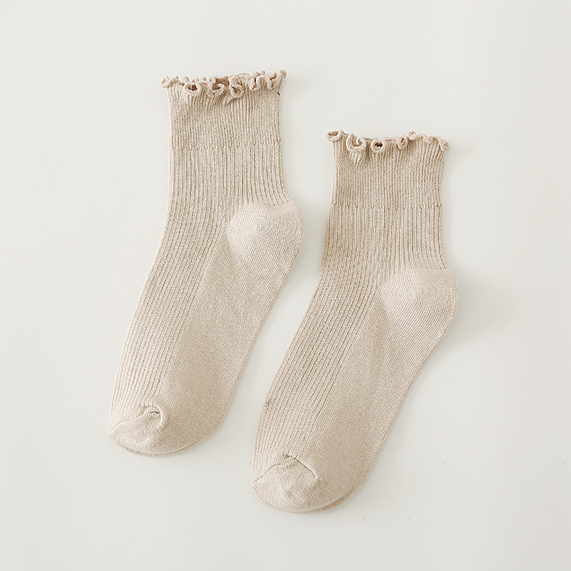 运动、休闲棉袜实物图