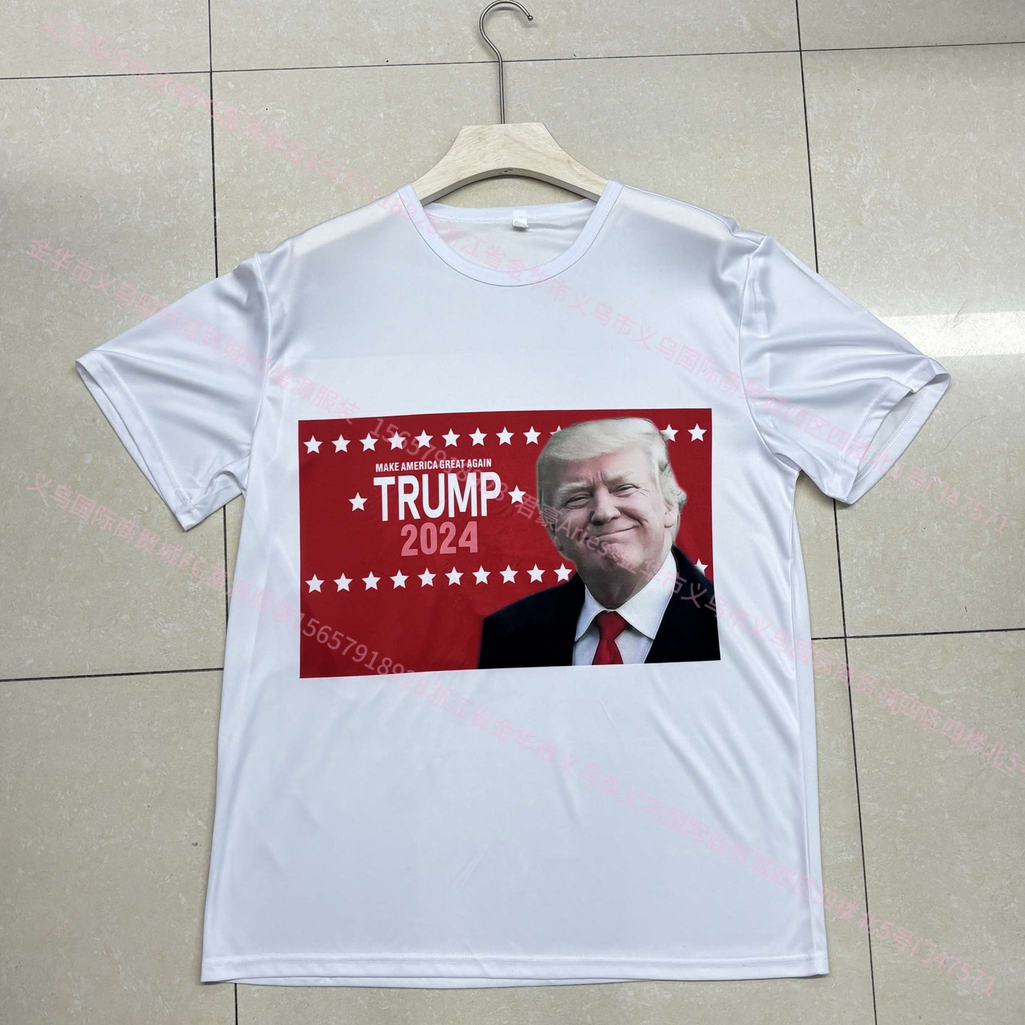 Cross-border FG presidential Campaign uniform customization supplier Advertising T-shirt Work Uniform Customization 5 details Picture