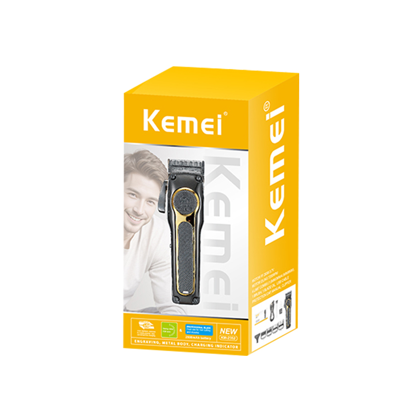 Kemei Km-2352 Long-Range Hair Clippers, Usb Charging, Fast Charging, Brushless Motor, High Rotational Speed, Adjustable Electric Clippers, Hair Clippers, Hair Shavers, Men's Electric Clippers, Electric Hair Shavers, Engraving Clippers Item Picture