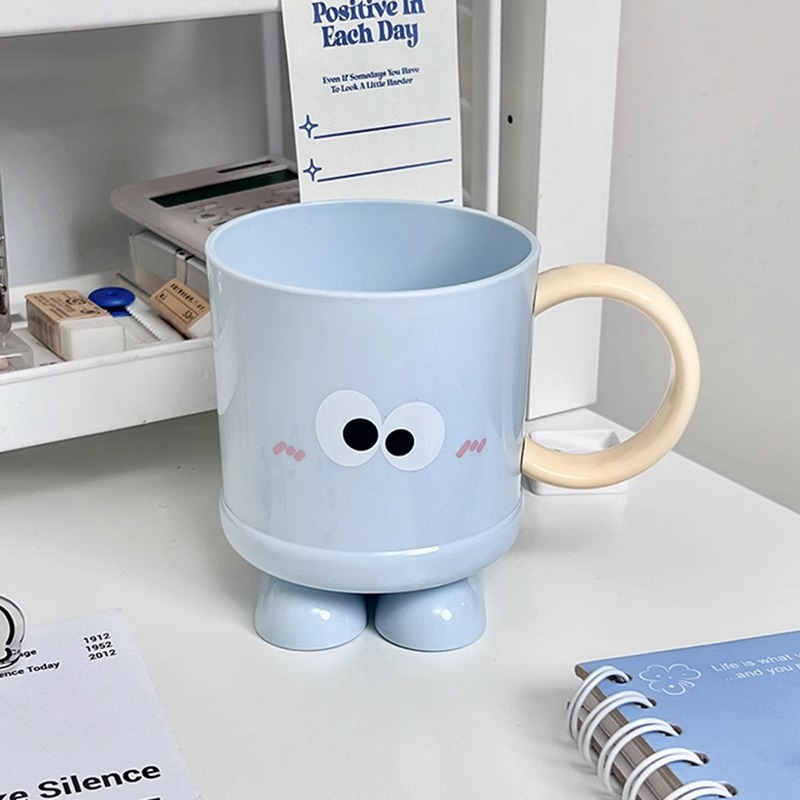 S137-1030 Cute Mouthwash Cup, Home dormitory tooth cup, Toothbrush cup, Children's Tooth Brushing Cup, couple, student, high appearance level detail image 3