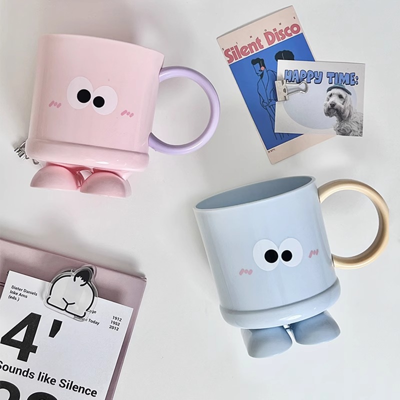 S137-1030 Cute Mouthwash Cup, Home dormitory tooth cup, Toothbrush cup, Children's Tooth Brushing Cup, couple, student, high appearance level Item Picture