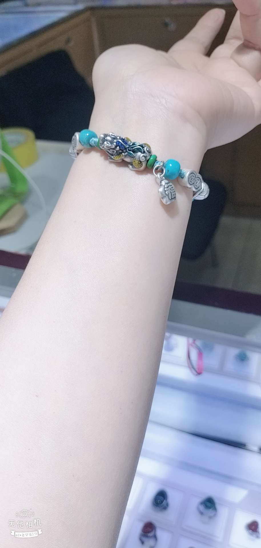 999足银貔貅配件手工编绳款