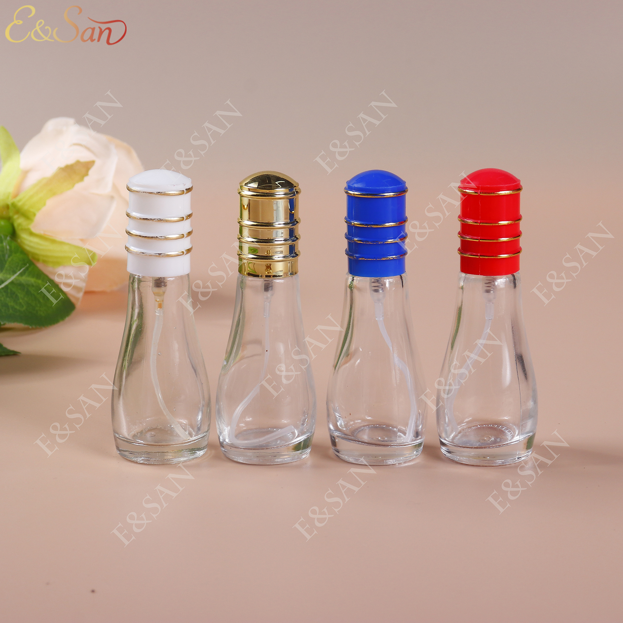 PT039-15ML 彩色/透明香水瓶订制，玻璃瓶香水盖