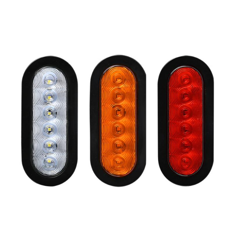 Factory direct sales of 6-inch general-purpose 24V led side lights for trucks and cargo cars, as well as warning lights for truck body side lights full figure