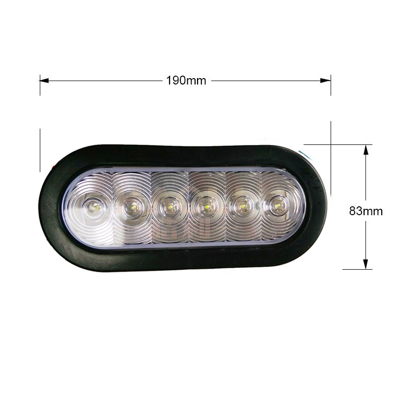 Factory direct sales of 6-inch general-purpose 24V led side lights for trucks and cargo cars, as well as warning lights for truck body side lights details Picture