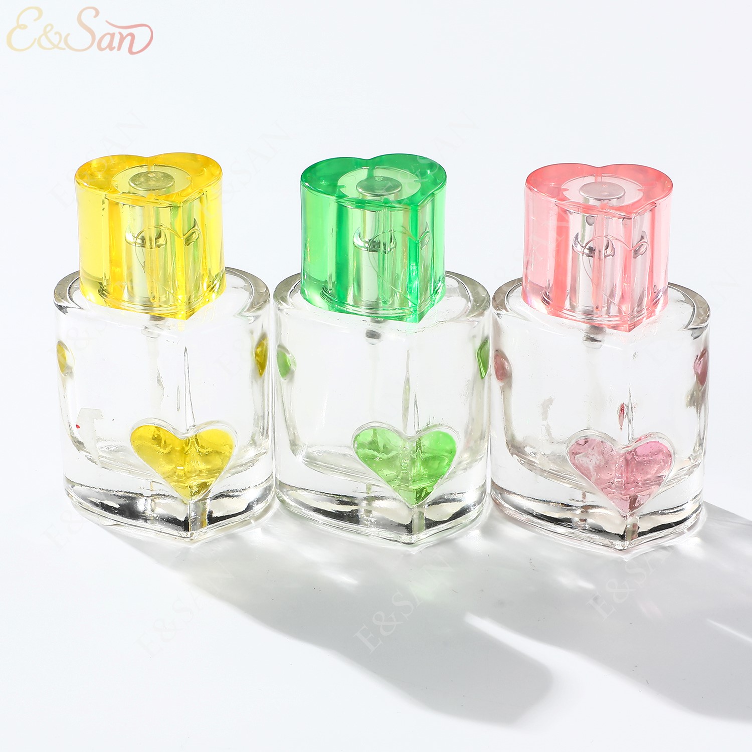 PT062GP-30ML 彩色/透明香水瓶订制，玻璃瓶香水盖