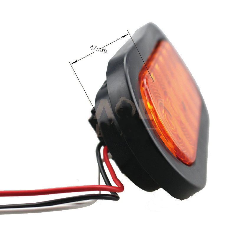 Factory direct sales of 6-inch general-purpose 24V led side lights for trucks and cargo cars, as well as warning lights for truck body side lights Item Picture