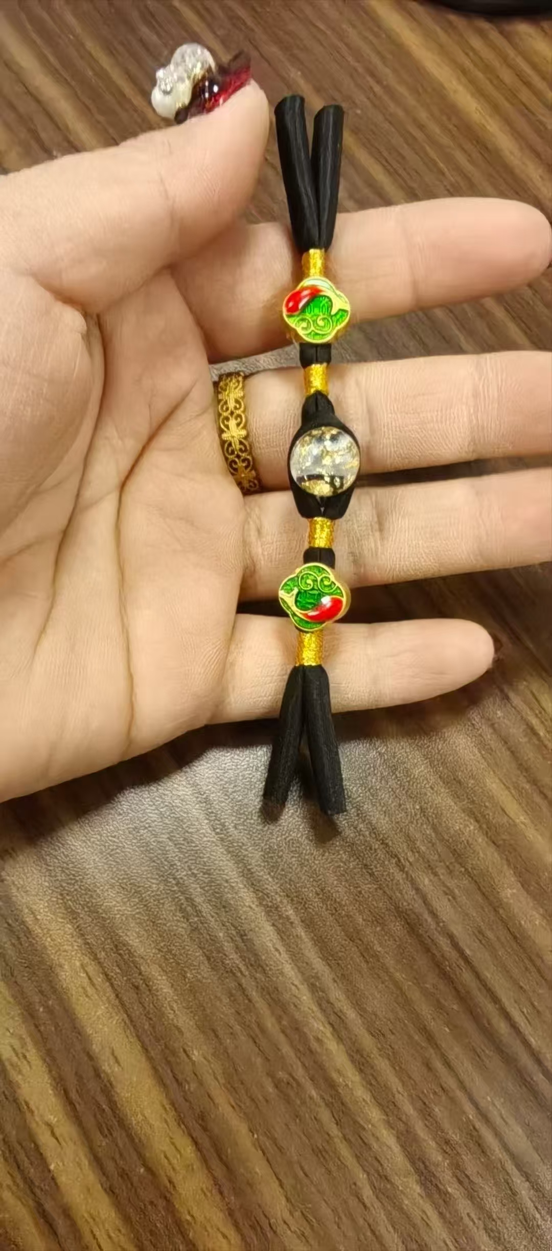 四合扣塑料/DIY纽扣/奶龙图案扣子/椰壳扣头/纽扣细节图