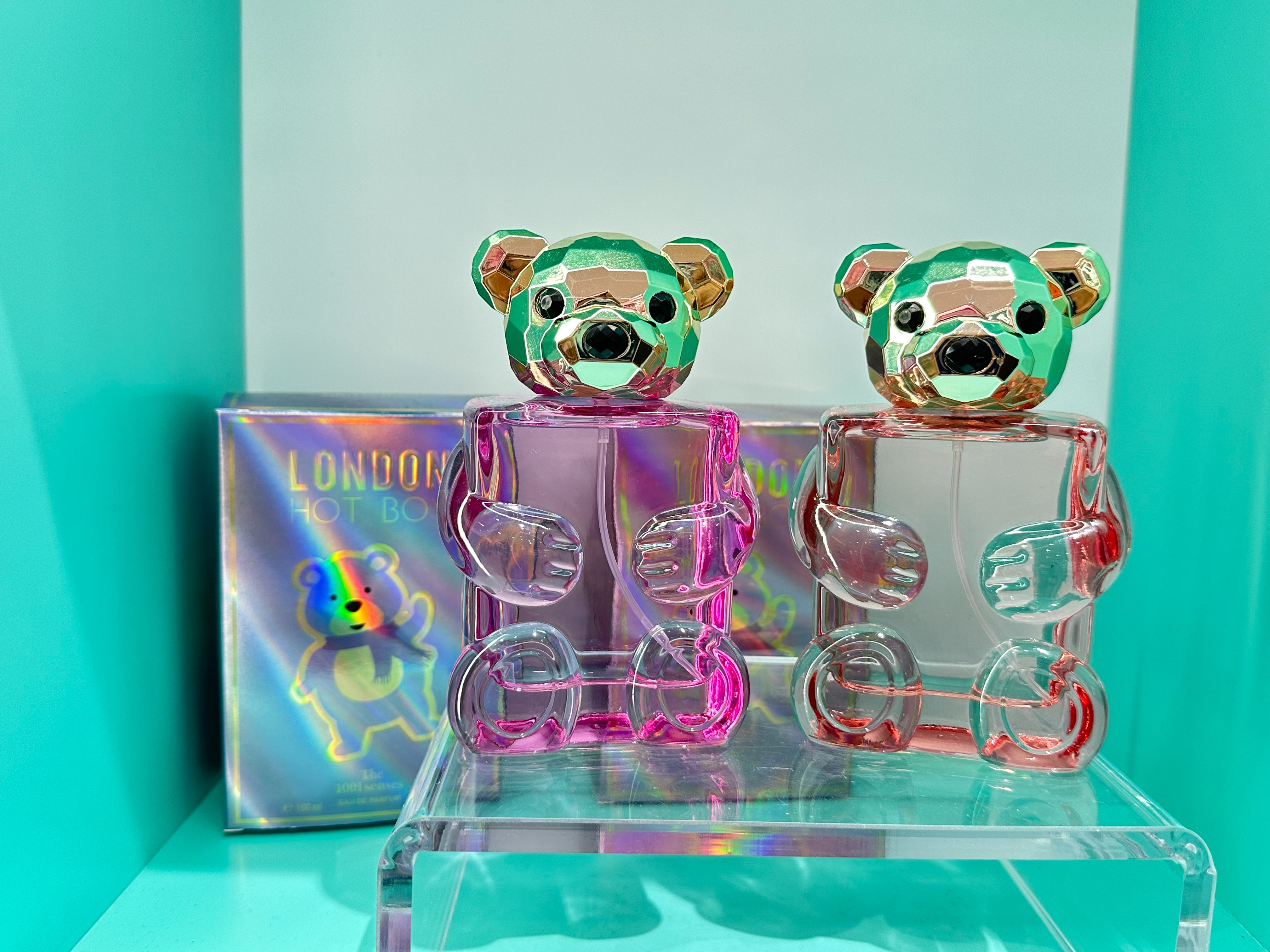 跨境爆款精致小熊100ML女士香水LONDON  HOT TOY工厂直销Perfumes