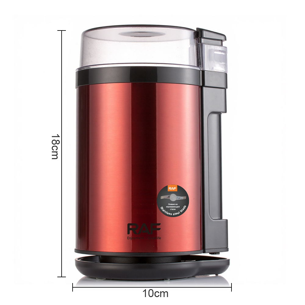 RAF European multi-functional cooking machine, 250ml electric coffee bean grinder, five-grain and spice grinder Item Picture