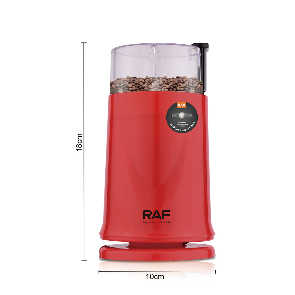 RAF European multi-functional food processor 180ml electric coffee bean grinder, five-grain and spice grinder Item Picture